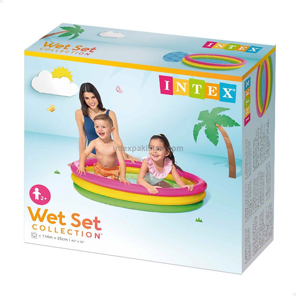 INTEX Sunset Glow Pool ( 3.8 ft x 0.8 ft )