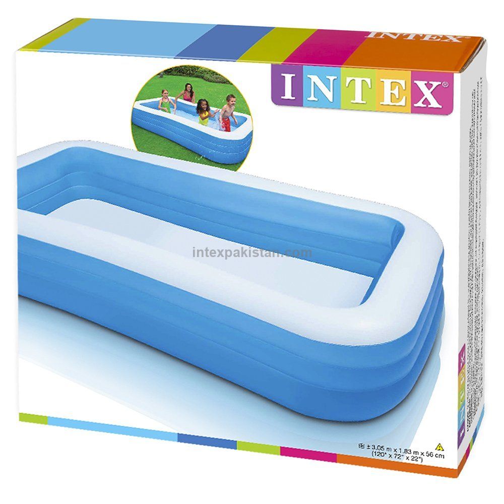 INTEX Swim Center Family Pool (10 ft L x 6 ft W 1.8 ft H)
