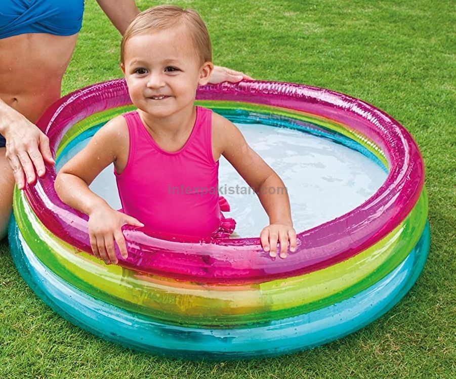 INTEX Sunset Glow Baby Pool ( 2.8 ft X 0.8 ft )