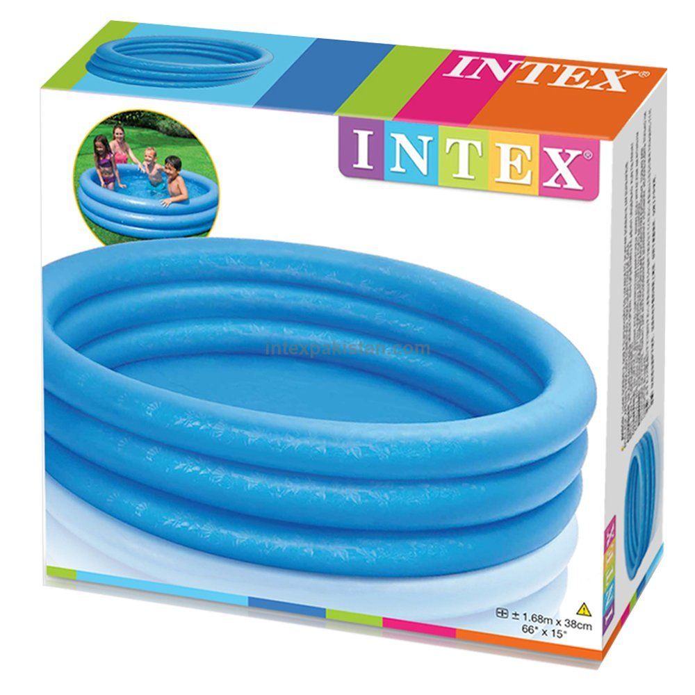 INTEX 5.5 ft X 1.2 ft Crystal Blue Kids Pool