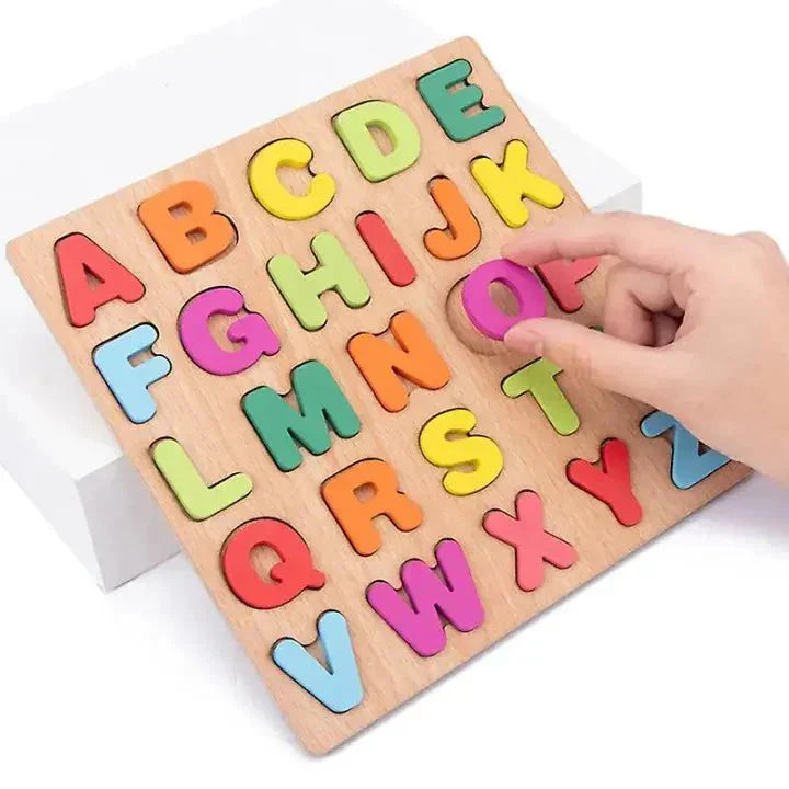Early Educational Wooden Colorful 3D Learning Board