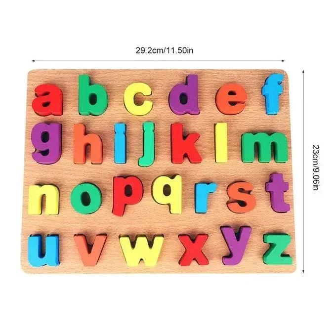 Early Educational Wooden Colorful 3D Learning Board