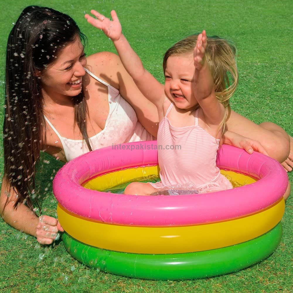 INTEX Sunset Glow Baby Pool ( 24'' x 0.7 ft )