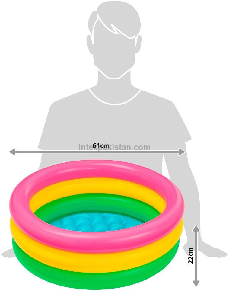 INTEX Sunset Glow Baby Pool ( 24'' x 0.7 ft )