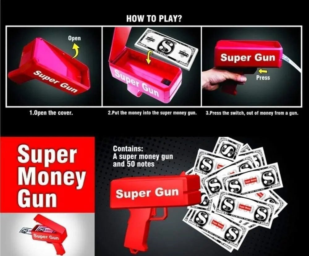 Super Money Gun Toy