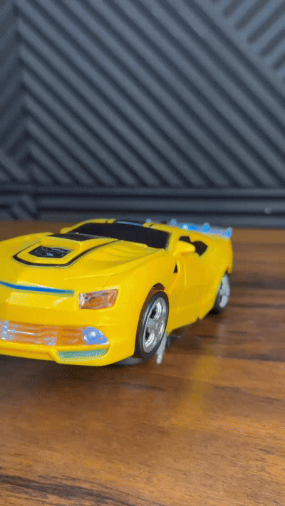 Transformer Robot Car Toy With Lights & Sound For Kids