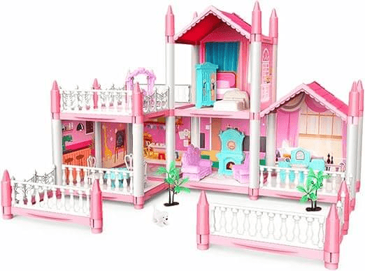 DIY Dreamy Doll house villa Playset