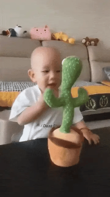 Dancing Talking Cactus Toy (Rechargeable)