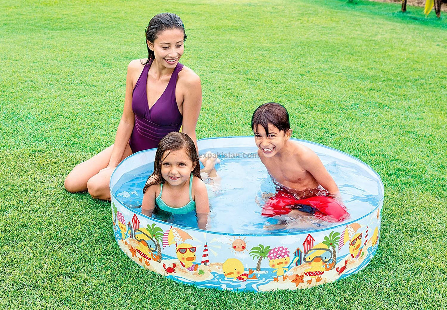 INTEX Ocean Snapset Play Pool For Kids 4′ x 10″